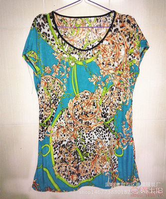 2017新款中老年女士冰絲大碼媽媽裝—工廠直銷批發